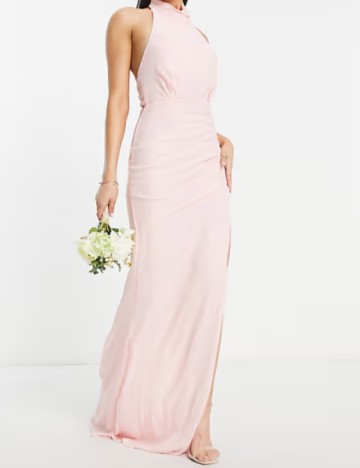 Rochie maxi TFNC, roz