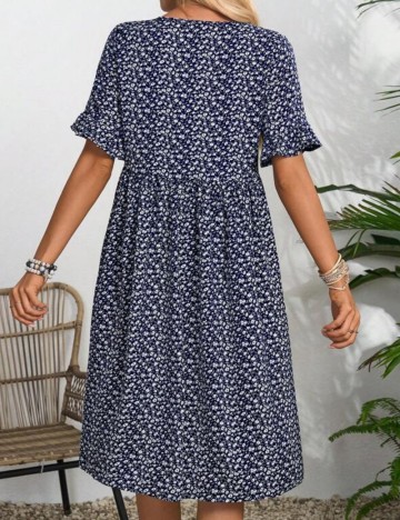 Rochie midi Shein, mix culori