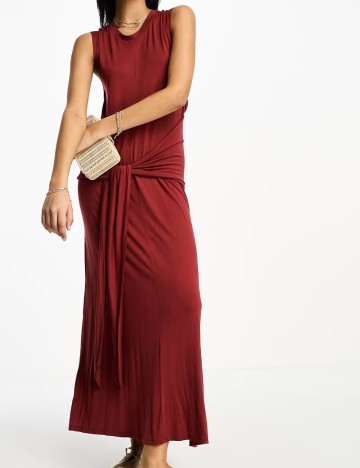 Rochie maxi ASOS, cărămiziu