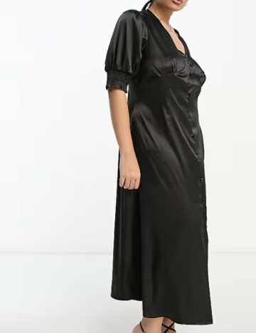 Rochie maxi Urban Threads, negru