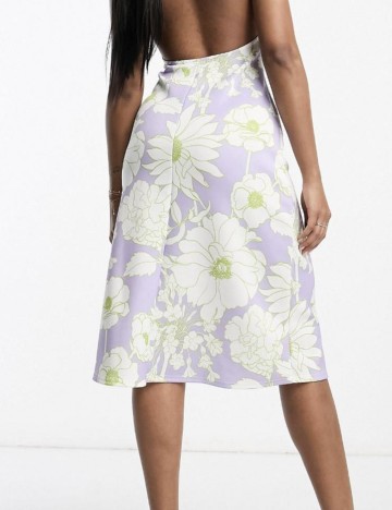 Rochie midi ASOS, lila