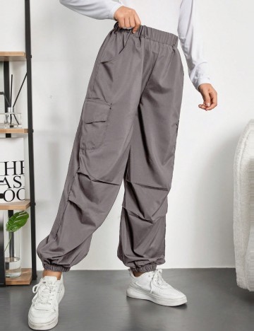 Pantaloni Shein, gri