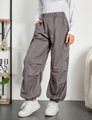 Pantaloni Shein, gri