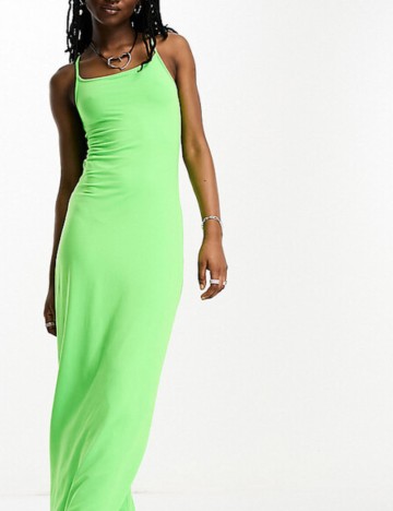 Rochie maxi WEEKDAY, verde
