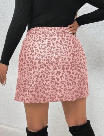 Fustă mini Shein Curve+, mix culori