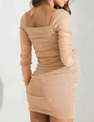 Rochie mini Shein, crem