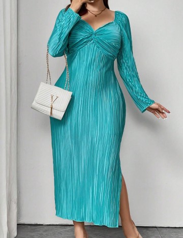 Rochie maxi Shein Curve+, albastru
