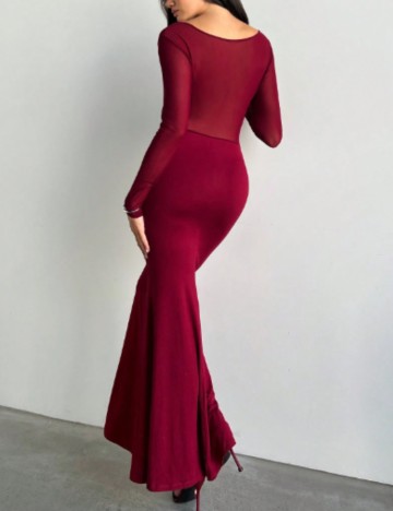 Rochie maxi Shein, vișiniu