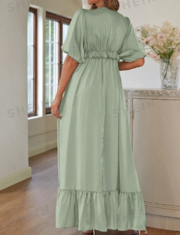 Rochie maxi Shein, verde