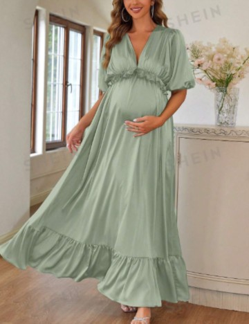 Rochie maxi Shein, verde
