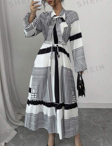 Rochie maxi Shein, mix culori