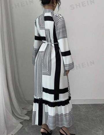 Rochie maxi Shein, mix culori