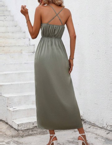 Rochie maxi Shein, verde