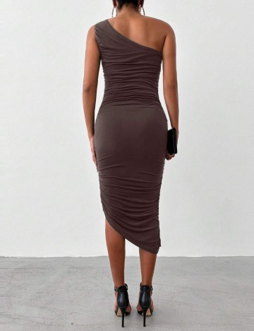 Rochie midi Shein, maro