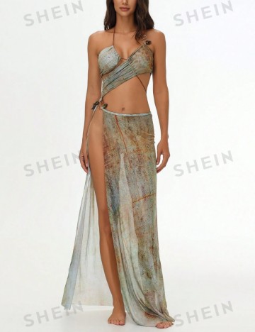 Rochie de plajă Shein, mix culori