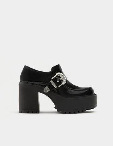 Botine Pull&Bear, negru