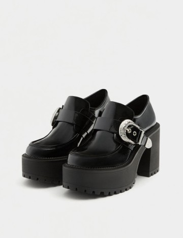 Botine Pull&Bear, negru