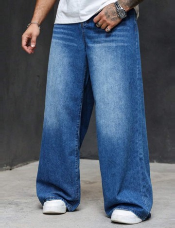 Jeans Shein, albastru