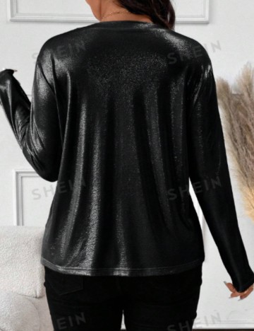 Bluză Shein Curve+, negru
