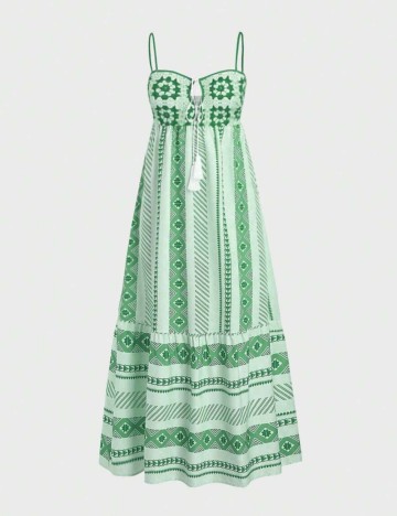 Rochie maxi Shein, verde