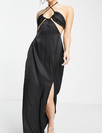 Rochie maxi IN THE STYLE, negru