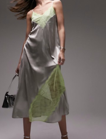 Rochie midi ASOS, mix culori