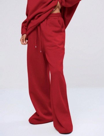Pantaloni Shein, roșu