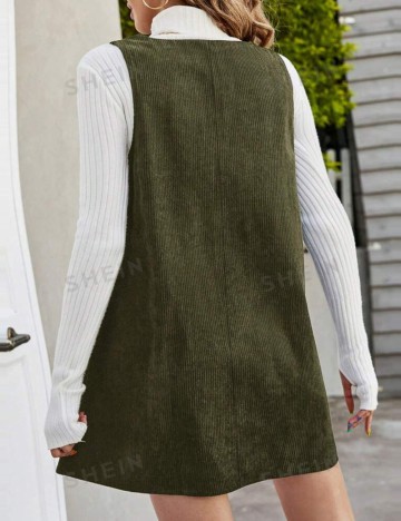 Rochie mini Shein Curve+, kaki