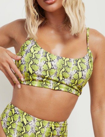 Bustieră de baie Boohoo, mix culori