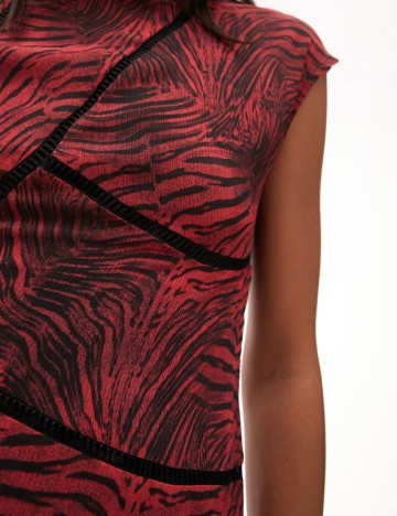 Rochie mini Topshop, mix culori