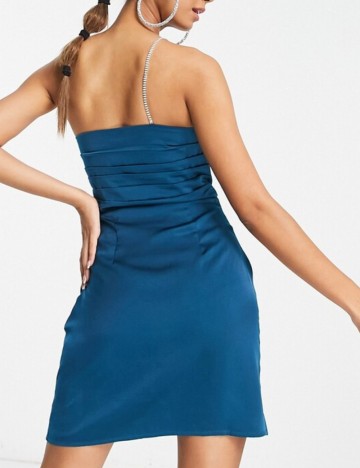 Rochie mini Lola May, albastru