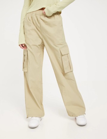 Pantaloni Only, crem
