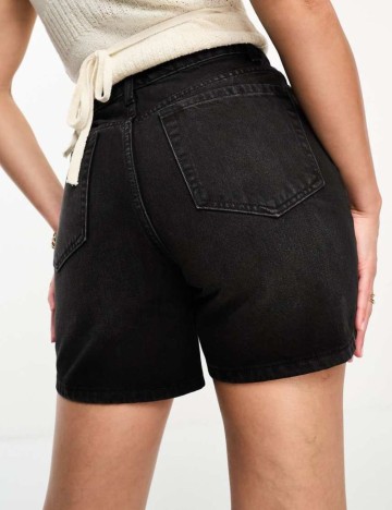 Pantaloni scurți ASOS, negru