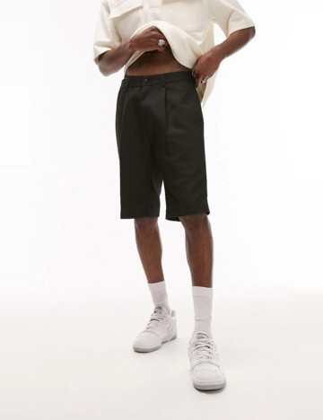 Pantaloni scurți Topman, negru