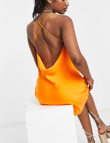 Rochie mini Only, portocaliu