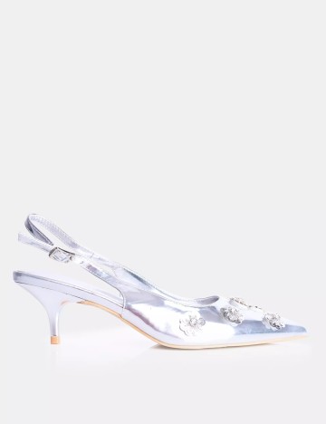 Pantofi cu toc Public Desire, gri