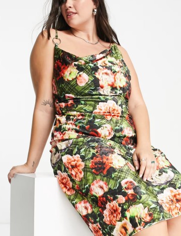 Rochie maxi Collusion, mix culori