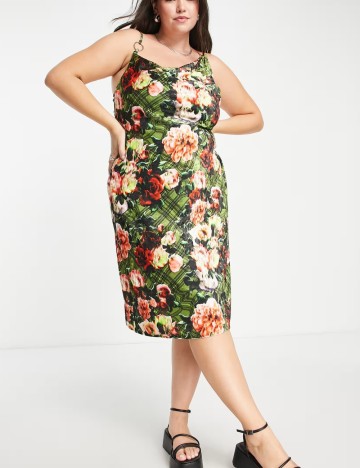 Rochie maxi Collusion, mix culori