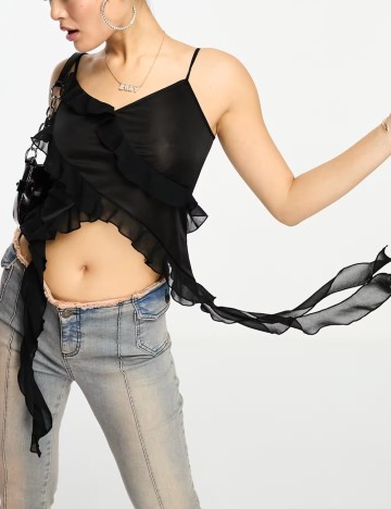 Top ASOS, negru