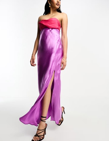 Rochie maxi ASOS, mov