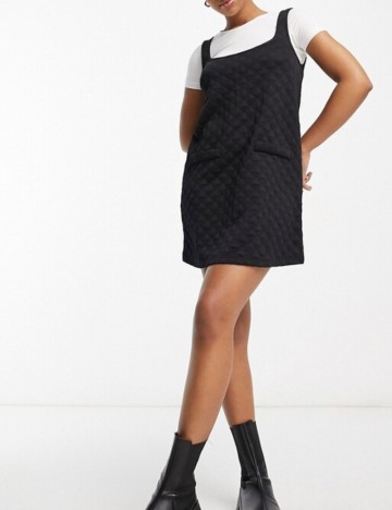 Rochie mini Miss Selfridge, negru