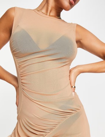 Rochie mini Amy Lynn, maro