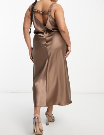 Rochie midi ASOS, mix culori
