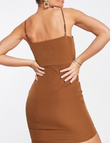 Rochie mini PRETTY LAVISH, maro