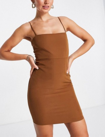 Rochie mini PRETTY LAVISH, maro