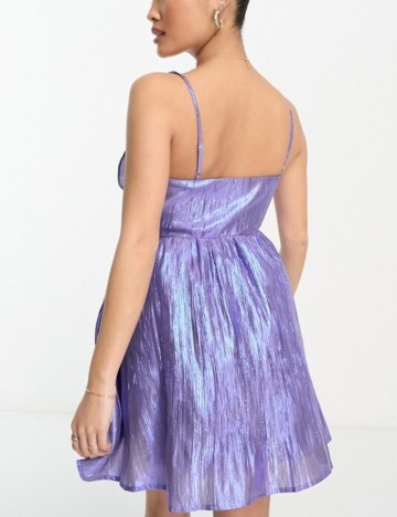 Rochie mini Collective the Label Petite, mov