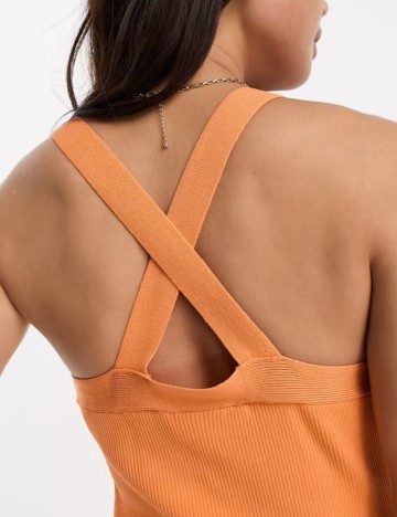 Rochie midi Monki, portocaliu
