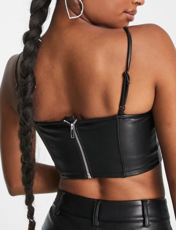 Top Miss Selfridge, negru