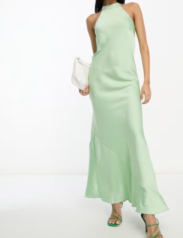 Rochie maxi Vila, verde