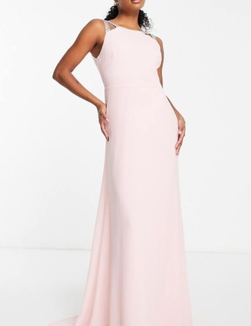 Rochie maxi TFNC, roz